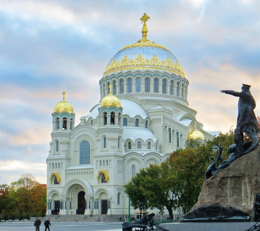 St Nicholas Naval Cathedral in Kronstadt